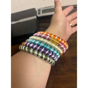Fantasia La Moda Multi Colored Fashion Bracelet Costume Jewelry Bangles 6 NEW